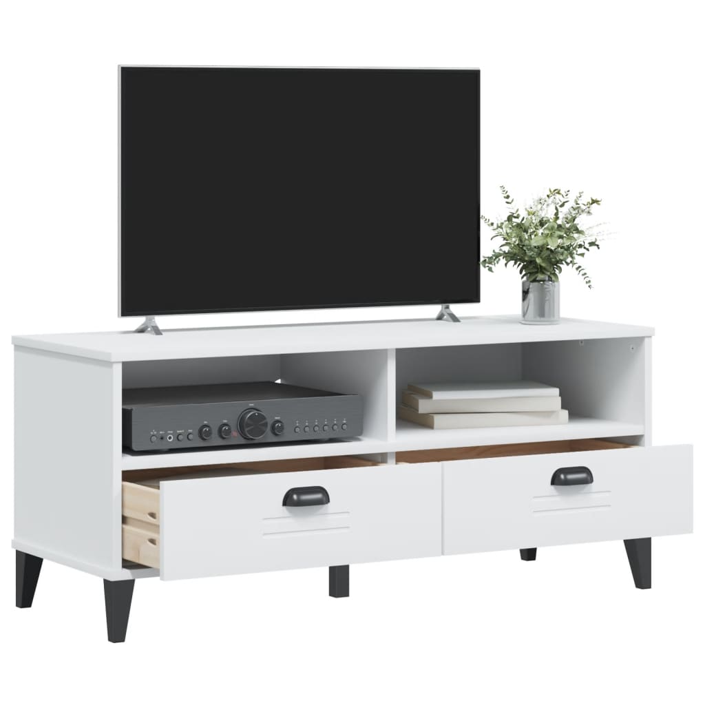 vidaXL TV Cabinet VIKEN White Engineered Wood 4