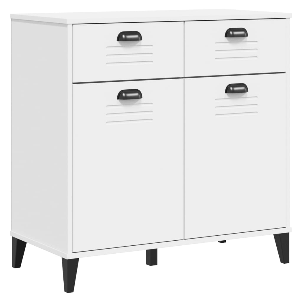 Sideboard "VIKEN" 80x40x80 cm Engineered Wood White