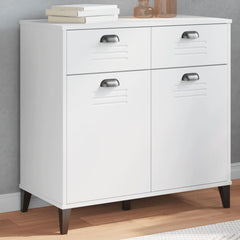 Sideboard "VIKEN" 80x40x80 cm Engineered Wood White
