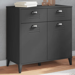 Sideboard "VIKEN" 80x40x80 cm Engineered Wood Anthracite