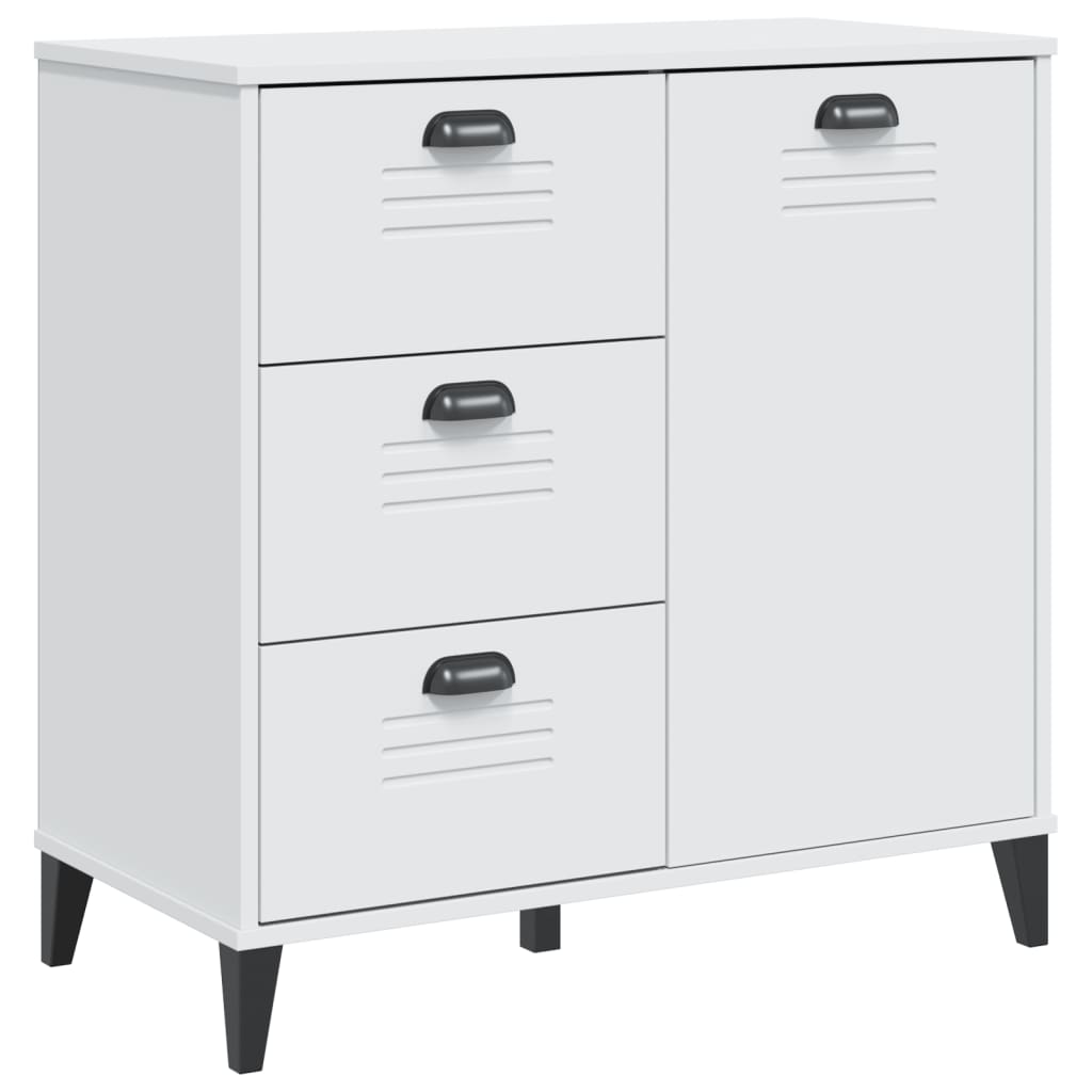 Sideboard "VIKEN" 80x40x80 cm Engineered Wood White