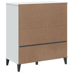 Bookcase "VIKEN" 80x40x90 cm Engineered Wood White
