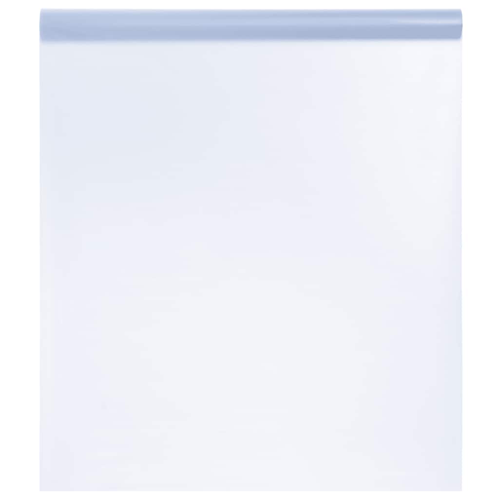 vidaXL Window Film Frosted Grey 35.4 x 787.4 in PVC 2