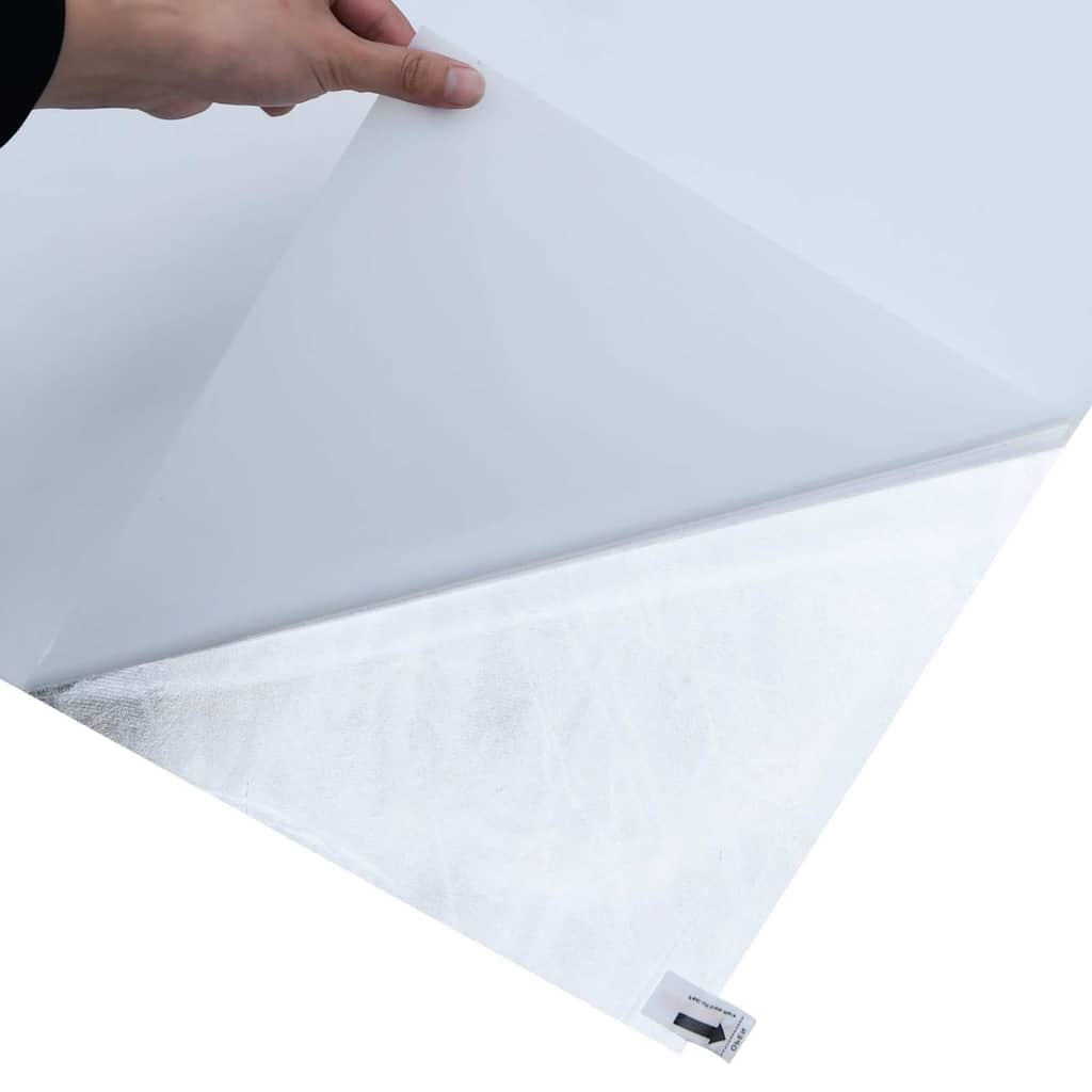 vidaXL Window Film Static Frosted White 90x2000 cm PVC 6