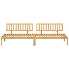 vidaXL Garden Pallet Middle Sofas 2 pcs Solid Wood Acacia 3