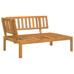 5 Piece Garden Pallet Sofa Set Solid Wood Acacia Natural 2x corner