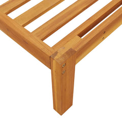 Garden Pallet Solid Wood Acacia brown Corner sofa