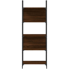vidaXL Bookshelf 5-Tier Brown Oak 60.5x24x166.5 cm Engineered Wood 5