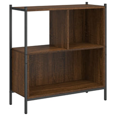 vidaXL Bookcase Brown Oak 72x28x77.5 cm Engineered Wood 2