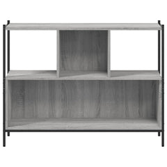 vidaXL Bookcase Grey Sonoma 102x28x77.5 cm Engineered Wood 5