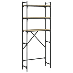 vidaXL Washing Machine Shelf Sonoma Oak 67x25x163 cm Engineered Wood 2
