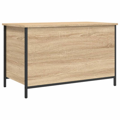 Storage Bench Sonoma Oak 80x42.5x50 cm Engineered Wood