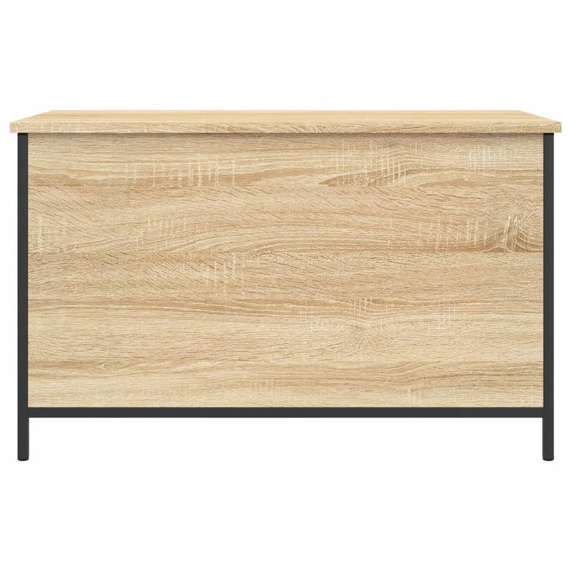 Storage Bench Sonoma Oak 80x42.5x50 cm Engineered Wood