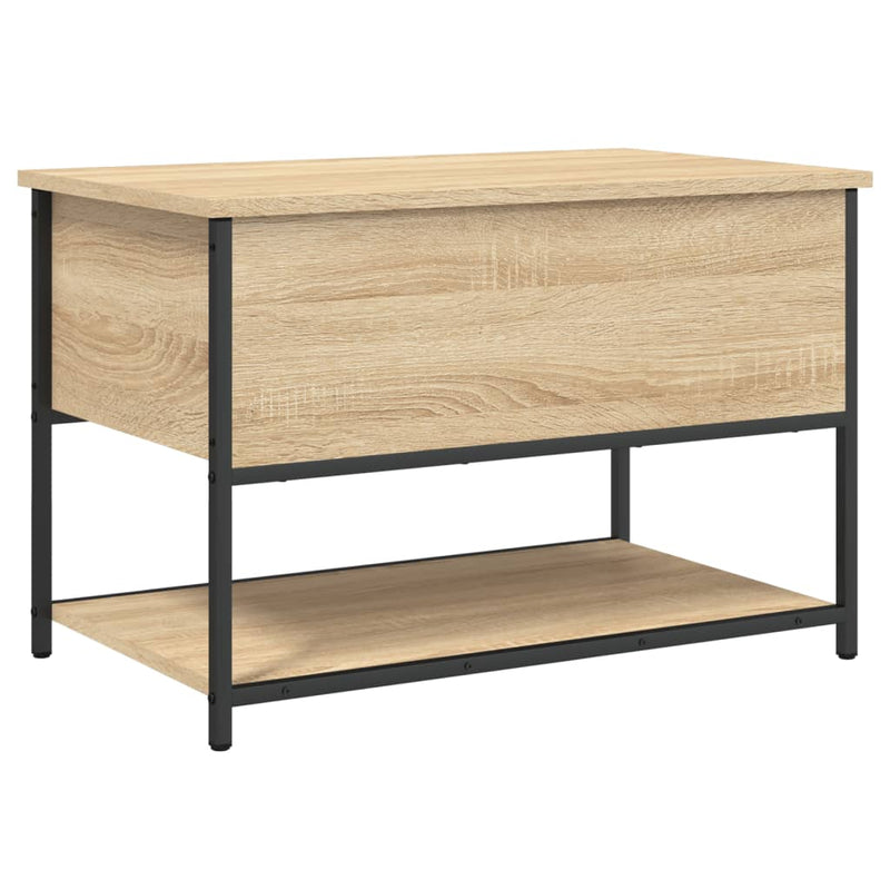 Storage Bench Sonoma Oak 70x42.5x47 cm Engineered Wood