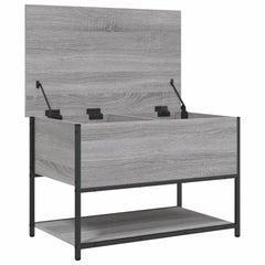 vidaXL Storage Bench Grey Sonoma 70x42.5x47 cm Engineered Wood 6