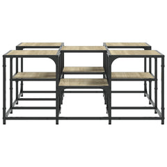 vidaXL Coffee Table Sonoma Oak 91x91x40 cm Engineered Wood 6