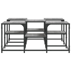 vidaXL Coffee Table Grey Sonoma 91x91x40 cm Engineered Wood 6