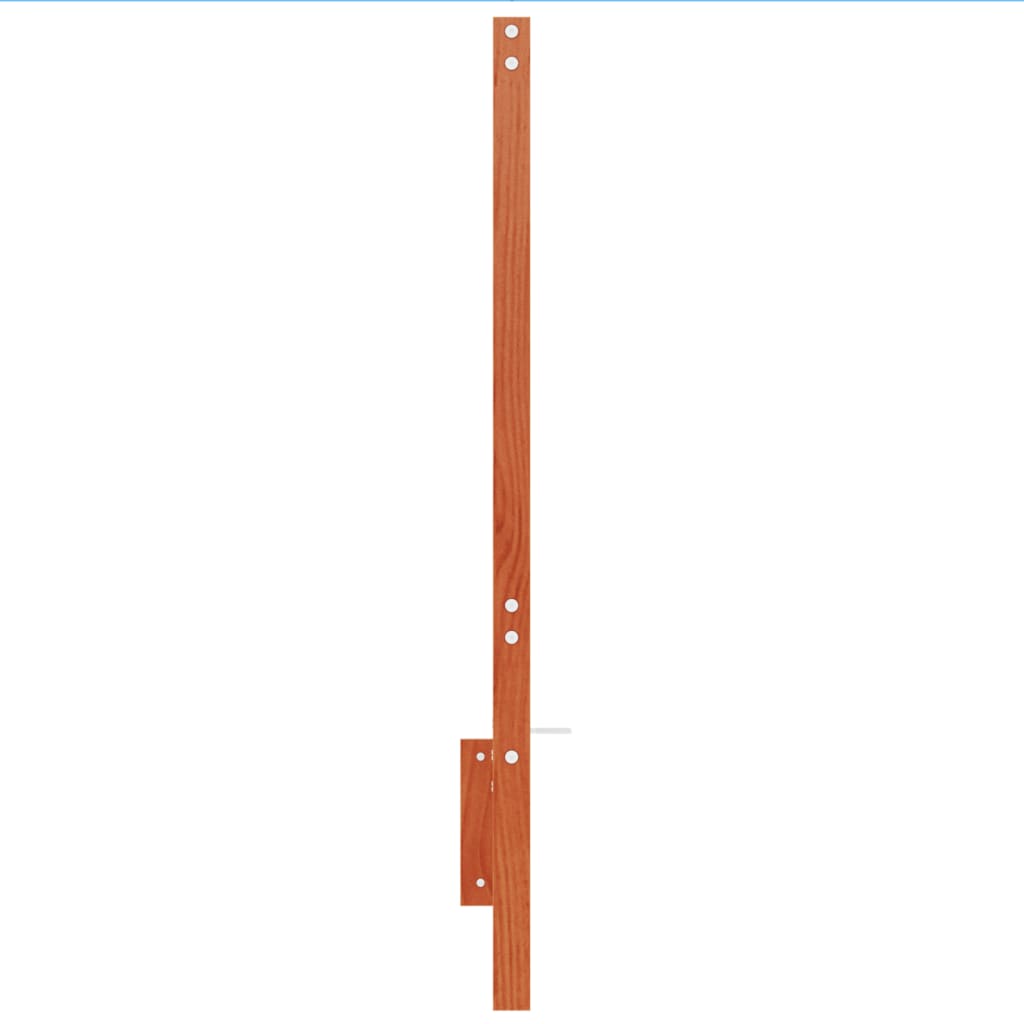 vidaXL Headboard Wax Brown 135 cm Solid Wood Pine 5