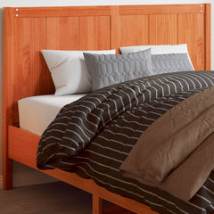 vidaXL Headboard Wax Brown 150 cm Solid Wood Pine 1