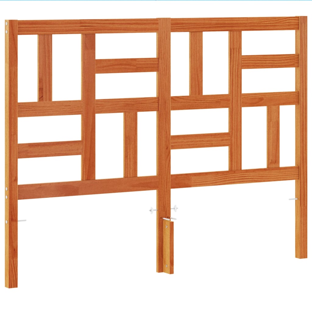 vidaXL Headboard Wax Brown 180 cm Solid Wood Pine 2
