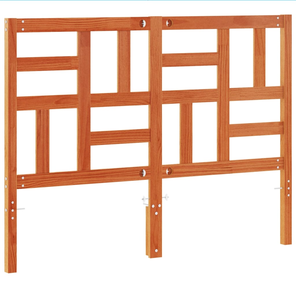 vidaXL Headboard Wax Brown 180 cm Solid Wood Pine 5