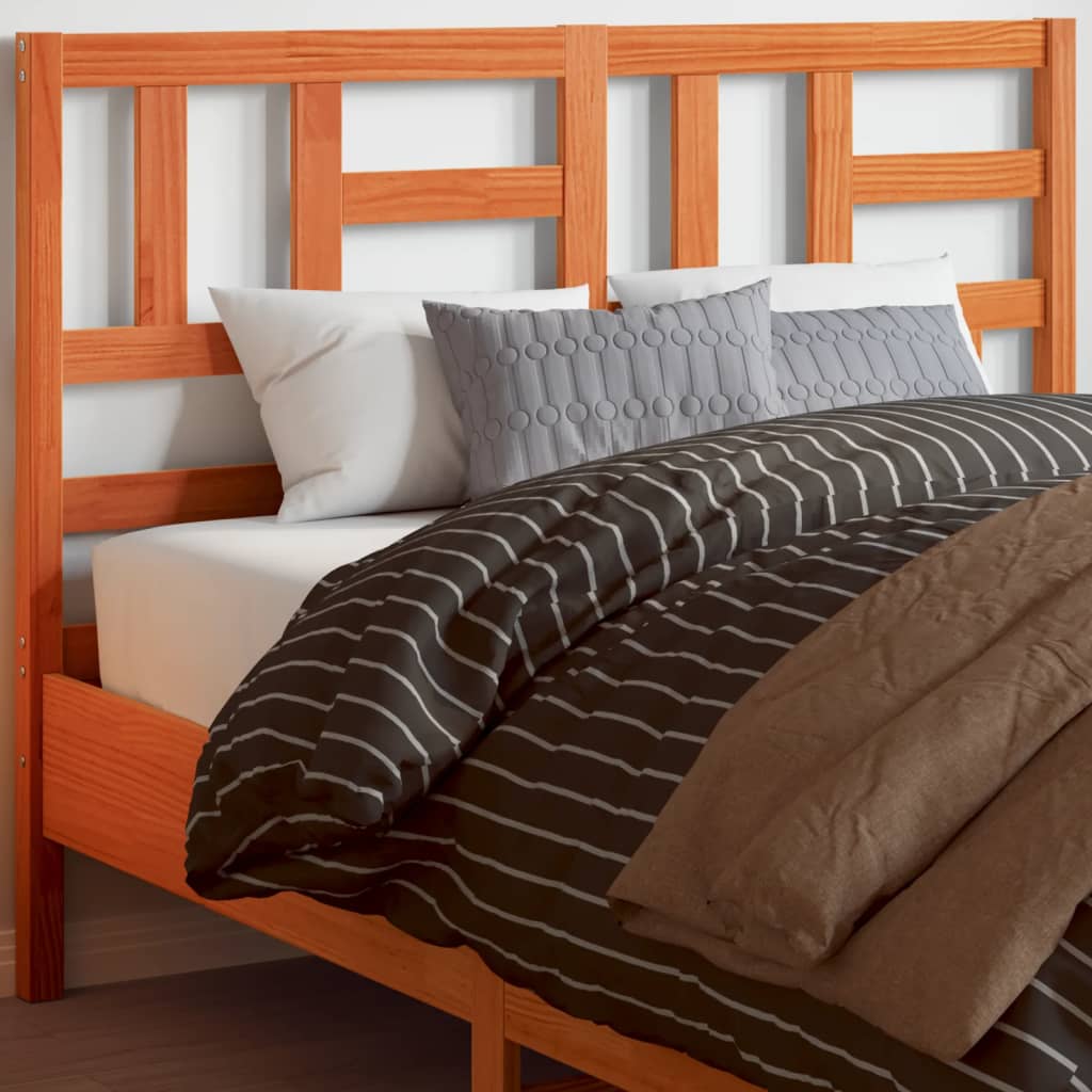 vidaXL Headboard Wax Brown 180 cm Solid Wood Pine 1
