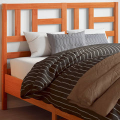 vidaXL Headboard Wax Brown 180 cm Solid Wood Pine 1