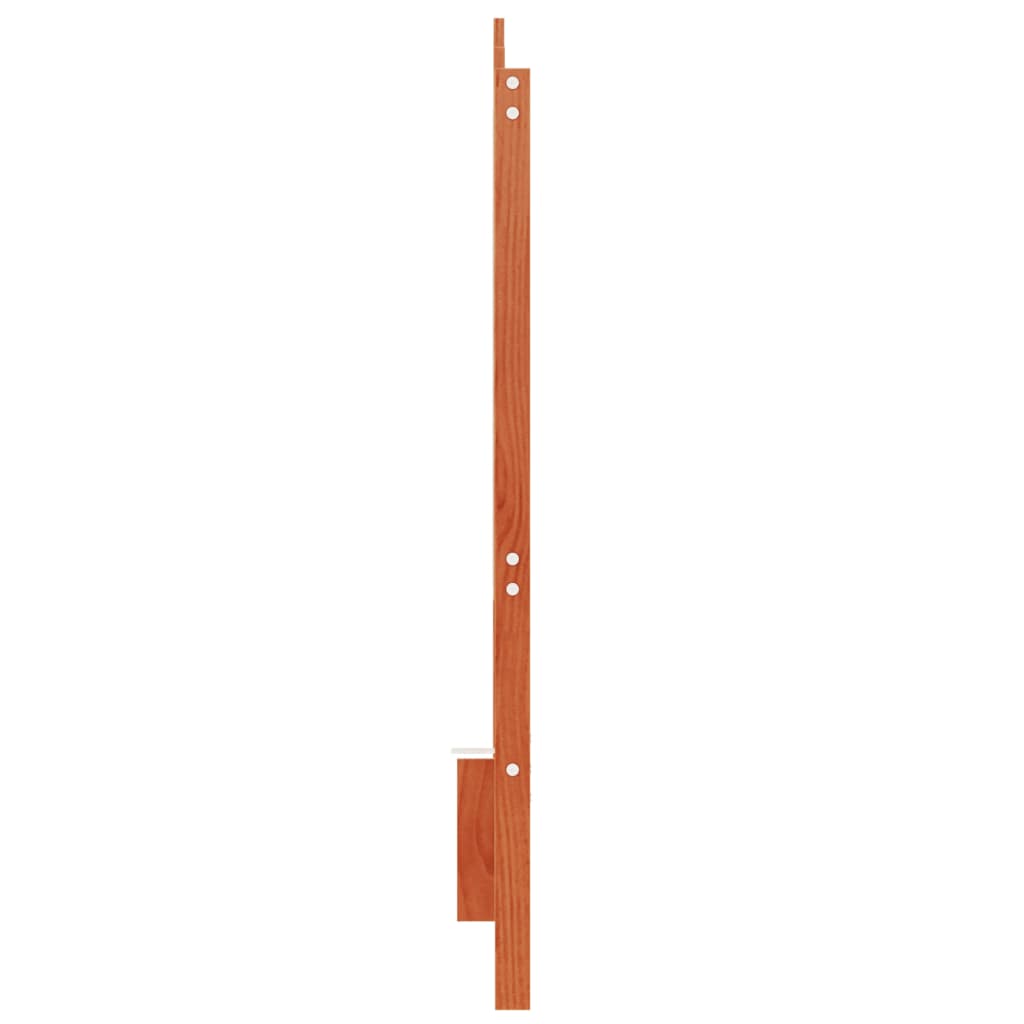 vidaXL Headboard Wax Brown 135 cm Solid Wood Pine 5