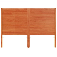 vidaXL Headboard Wax Brown 135 cm Solid Wood Pine 4
