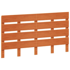 vidaXL Headboard Wax Brown 150 cm Solid Wood Pine 2