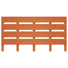 vidaXL Headboard Wax Brown 150 cm Solid Wood Pine 4