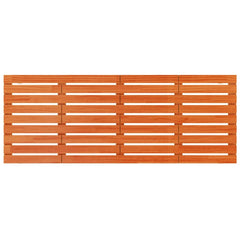 vidaXL Wall Headboard Brown 166x3x63 cm Solid Wood Pine 4