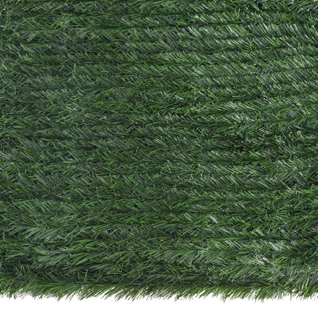 vidaXL Artificial Grass Fence Green 1x5 m 4
