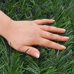 vidaXL Artificial Grass Fence Green 1x5 m 6