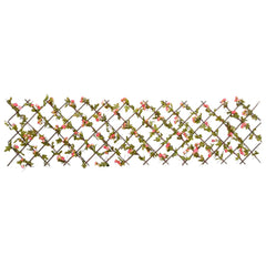 vidaXL Artificial Ivy Trellis Expandable Dark Pink 180x60 cm 3