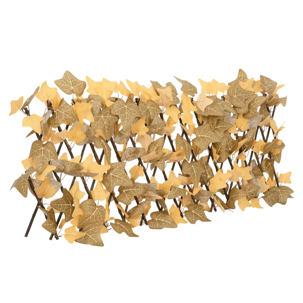 vidaXL Artificial Maple Leaf Trellis Expandable Orange 5 pcs 180x30 cm 2