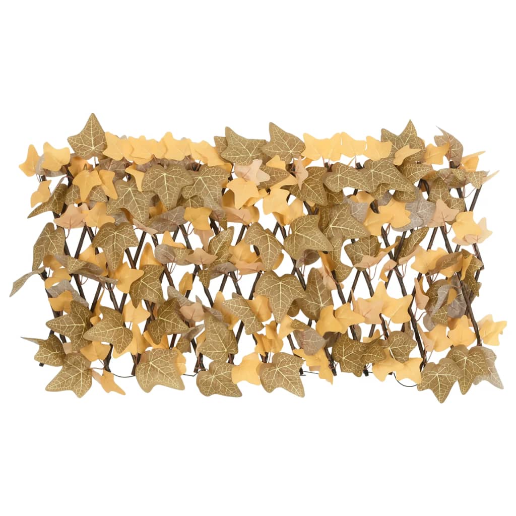 vidaXL Artificial Maple Leaf Trellis Expandable Orange 5 pcs 180x30 cm 3