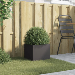vidaXL Planter Black 32x30x29 cm Steel 3