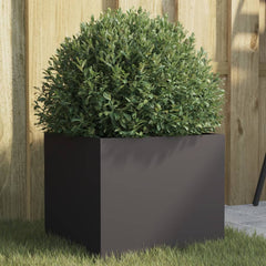 vidaXL Planter Black 32x30x29 cm Steel 1