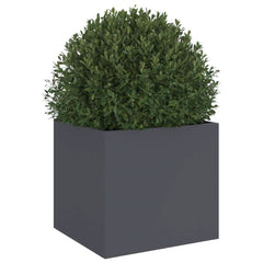 vidaXL Planter Anthracite 32x30x29 cm Steel 4