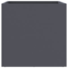 vidaXL Planter Anthracite 32x30x29 cm Steel 6