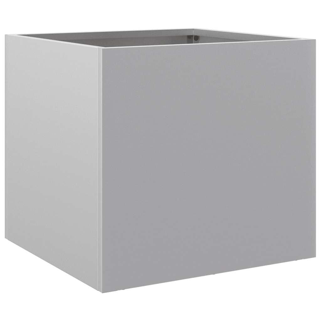 vidaXL Planter Silver 32x30x29 cm Galvanised Steel 2