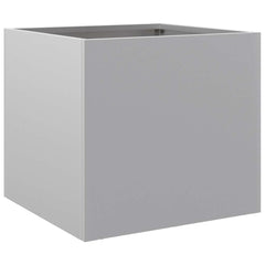 vidaXL Planter Silver 32x30x29 cm Galvanised Steel 2