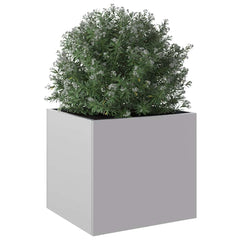 vidaXL Planter Silver 32x30x29 cm Galvanised Steel 4
