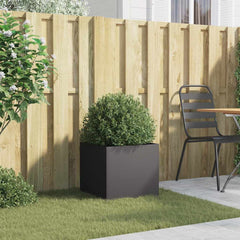 vidaXL Planter Black 42x40x39 cm Steel 3