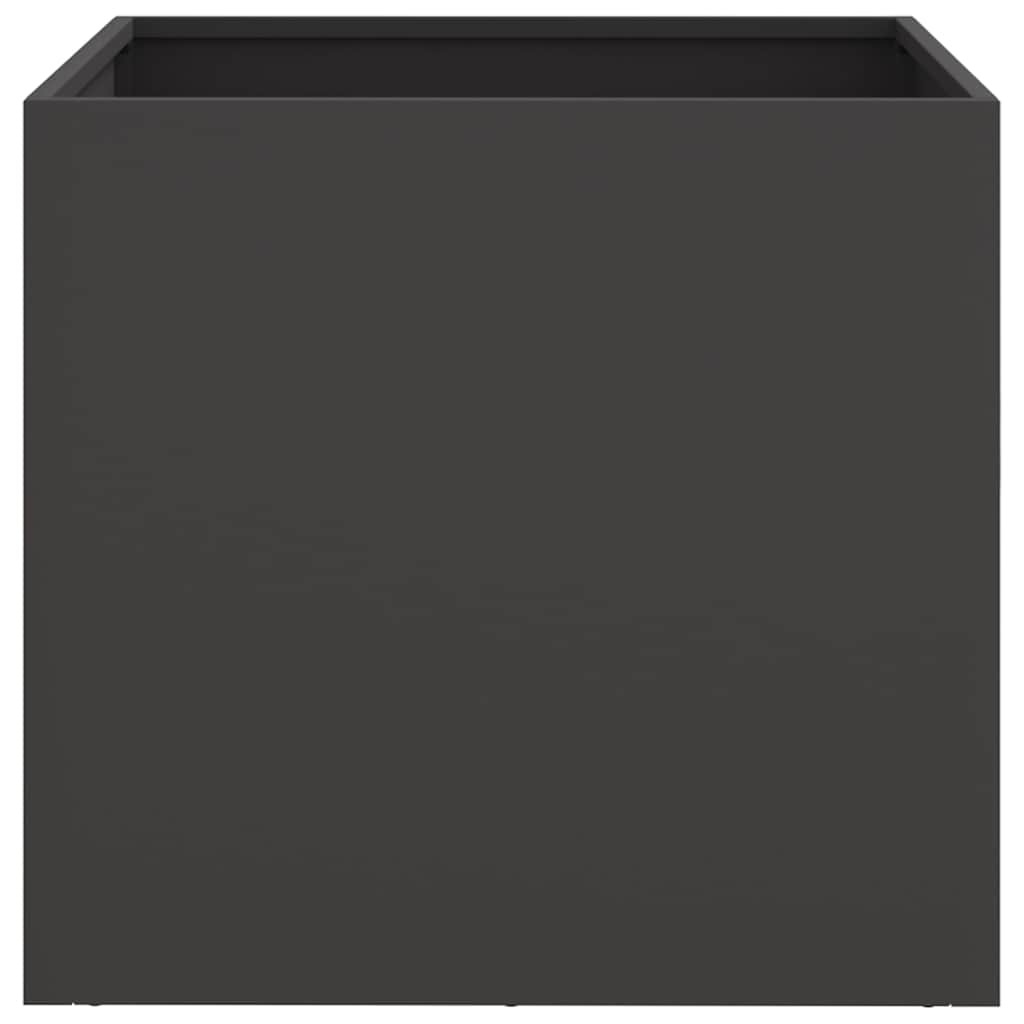 vidaXL Planter Black 42x40x39 cm Steel 4