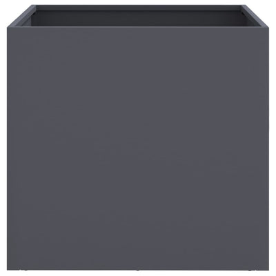 Planters 2 pcs Anthracite 42x40x39 cm Cold-rolled Steel