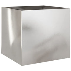 vidaXL Planter Silver 42x40x39 cm Stainless Steel 2