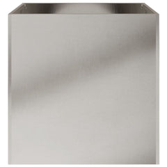 vidaXL Planter Silver 42x40x39 cm Stainless Steel 5