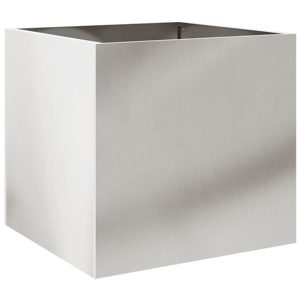 vidaXL Planter Silver 42x40x39 cm Stainless Steel 6